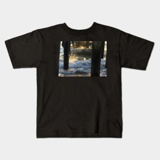 Dancing Sunlight under the Pier Kids T-Shirt